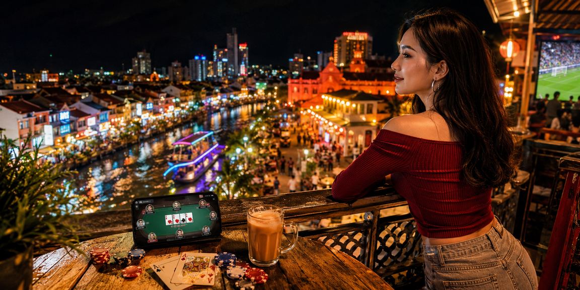 Permainan poker kasino langsung bergaya Malaysia di Melaka dengan persekitaran selamat